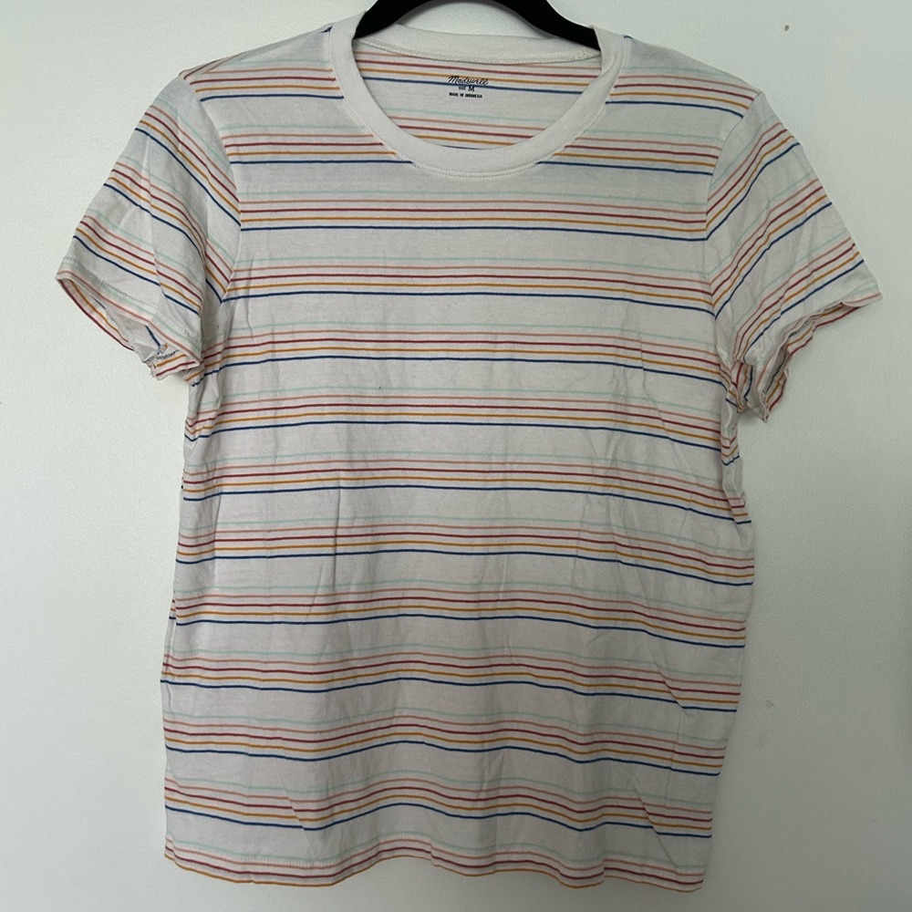 Madewell Rainbow Striped Shirt